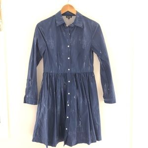 Steven Alan blue button down dress